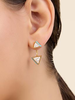 Isharya - Blue Triangle Jacket Drops