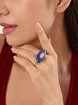 Isharya - Cosmic Eye Two Finger Ring