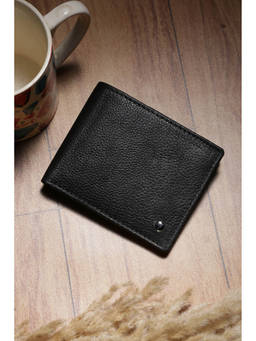 Van Heusen - Men Black Genuine Leather Wallet