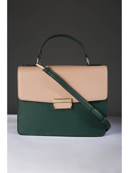 Van Heusen - Women Green Colorblock Casual Sling Bag