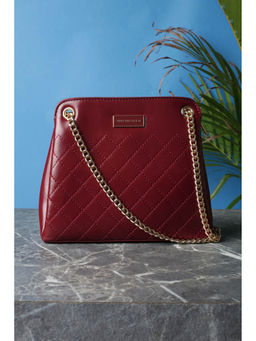 Van Heusen - Women Red Solid Casual Sling Bag