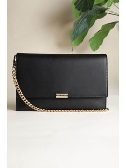 Van Heusen - Women Black Solid Casual Sling Bag