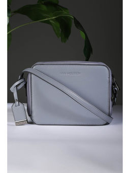 Van Heusen - Women Grey Solid Casual Sling Bag
