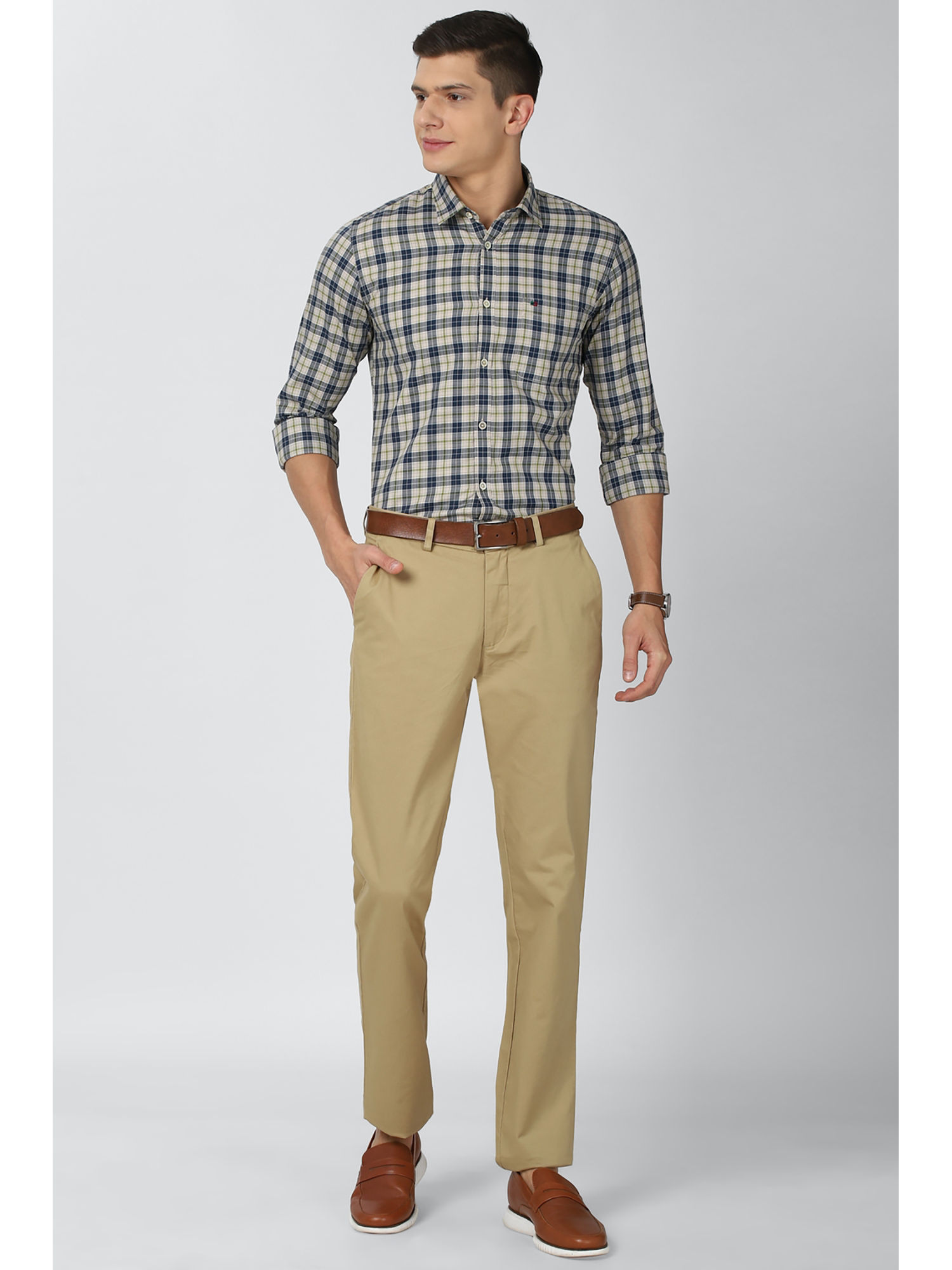 Peter England Casuals Formal Trousers 