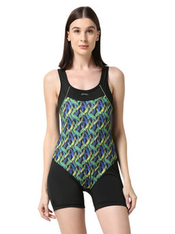 Black Panther - Womens Black Sleevless Swimsiut