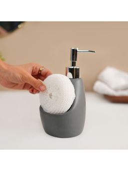 Voncasa - Grey 330ml Ceramic Soap Dispenser