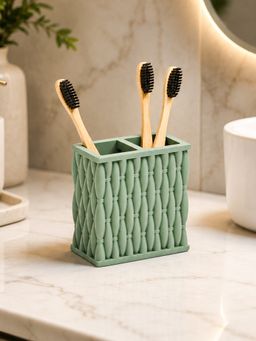 Voncasa - Ocean Green Polyresin Toothbrush Holder