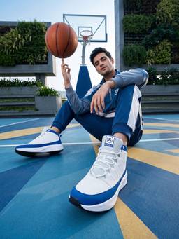Off Limits - Off White Griffith Lace-Up Basket Ball Shoes