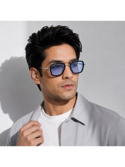 ROYAL SON - Blue Metal Sunglasses