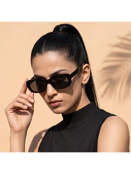 PERKEY - Full UV Protected Rectangle Sunglasses For Men and Women - PRKY0019-C1 (54)