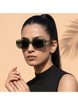 PERKEY - Full UV Protected Rectangle Sunglasses For Men and Women - PRKY0019-C2 (54)