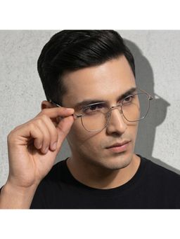 ROYAL SON - Polygon Men Women Spectacles Frame Blue Ray Cut Lens - SF0016-C2