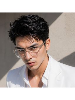 ROYAL SON - Square Men Women Spectacles Frame Blue Ray Cut Lens -SF0026-C2