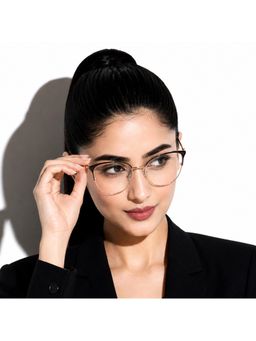 ROYAL SON - Cat Eye Black Gold Computer Glasses Blue Light Blocking Specs Frames Women- SF0084-C1 (46)
