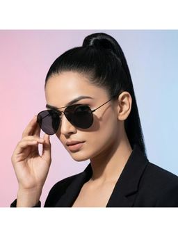 ROYAL SON - Stylish Uv Protection Aviator Sunglasses for Men & Women - Sg-Rs7070-C1 (58)
