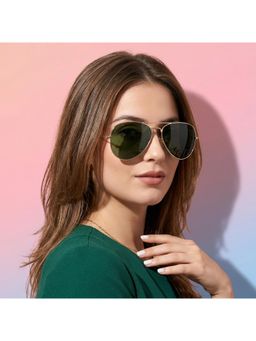 ROYAL SON - Trendy Uv Protection Aviator Sunglasses for Men & Women - Sg-Rs7070-C4 (58)