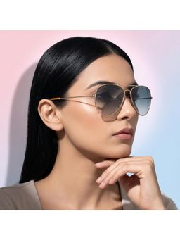 ROYAL SON - Fashionable Gradient Uv Protection Aviator Sunglasses for Men & Women - Sg-Rs7070-C5 (58)