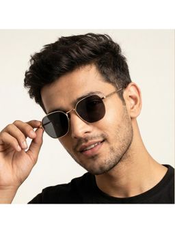 ROYAL SON - Full Rim Square Polarized Sunglasses with UV Protection For Men & Women (51)