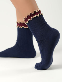 Theater - Women Blue Lisa Socks