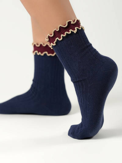 Women Blue Lisa Socks