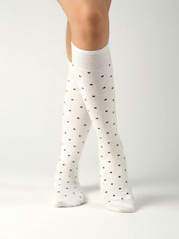 Theater - Women White Rose Socks