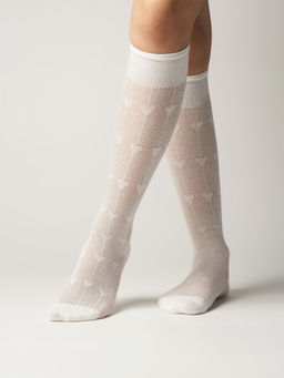 Theater - Women White Mina Socks