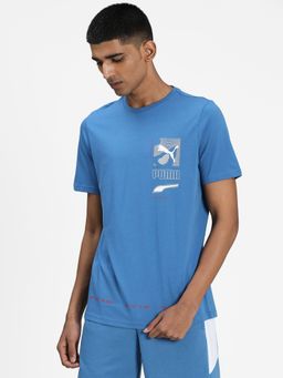 Puma - Digital Men Blue T-Shirt