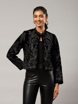 Label Ritu Kumar - Black Velvet Jacket