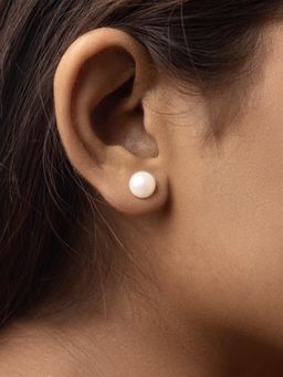 STERLYN - Oceans Pearl Studs