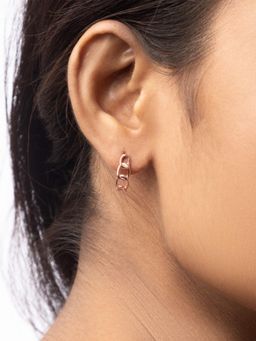 STERLYN - Link Chain Huggies