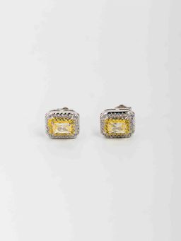 STERLYN - Introducing The Hexagon Citrine Shine Earrings