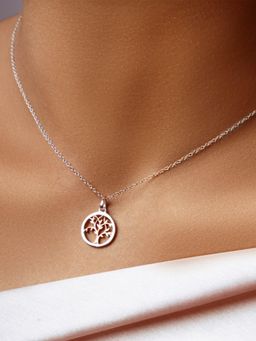 STERLYN - Dual Tone Tree Of Life Pendant