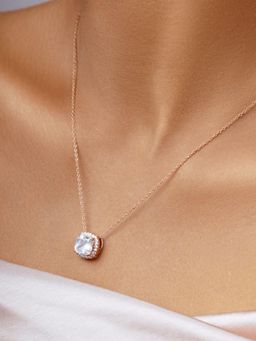 STERLYN - Gilded Halo Bloom Pendant