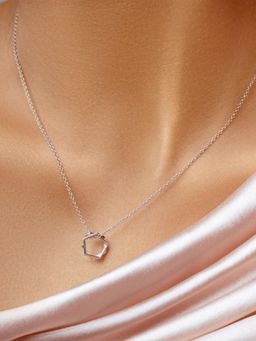 STERLYN - Geometrical Silver Pendant