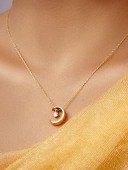 STERLYN - Golden Love and Stars Pendant