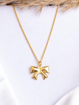 STERLYN - Graceful Bow Knot Pendant