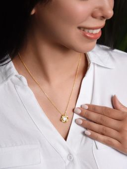 STERLYN - Valentine Gift for Her - Love Knot Promise Pendant