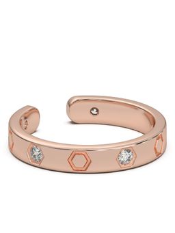 STERLYN - Hexagon Studded Rings