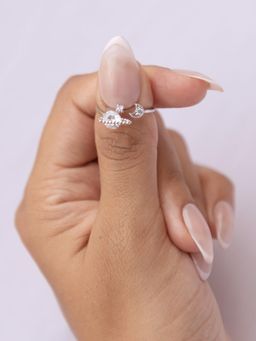 STERLYN - Silver Galaxy Ring