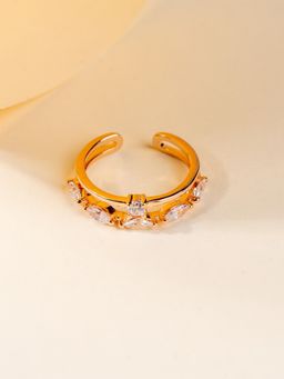 STERLYN - Cz Almond Nova Ring