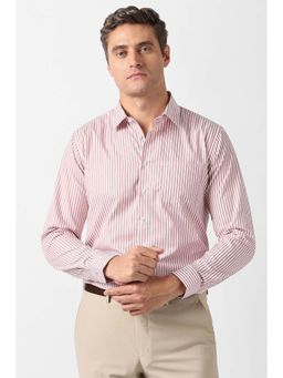 Van Heusen - Red Stripes Slim Fit Shirt