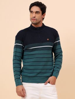 Cantabil - Men Breathable & Soft with Color Teal Sweater