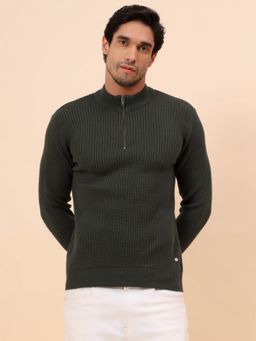 Cantabil - Men Breathable & Soft with Color Olive Sweater