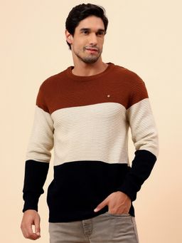 Cantabil - Men Breathable & Soft with Color Multicolor Sweater