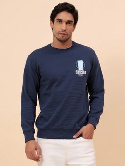 Cantabil - Breathable & Soft Regular Fit Blue T-Shirt