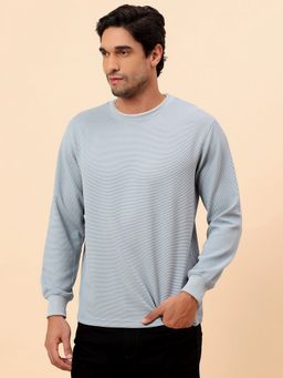 Cantabil - Breathable & Soft Regular Fit Blue T-Shirt