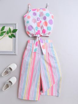The Magic Wand - Printed Strappy Top & Pant - Multicolor (Set of 2)