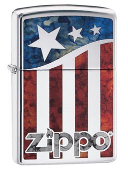 Zippo - US Flag Windproof Pocket Lighter