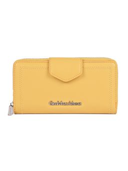 GIAN MARCO VENTURI - Piccolo Yellow Soft One Size Wallet