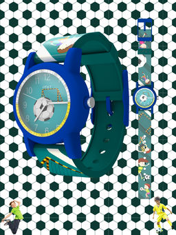 Spiky - Round Floral Printed Analog Watch for Kids Boys and Girls